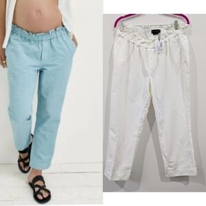 Hatch Maternity White Women's Pants